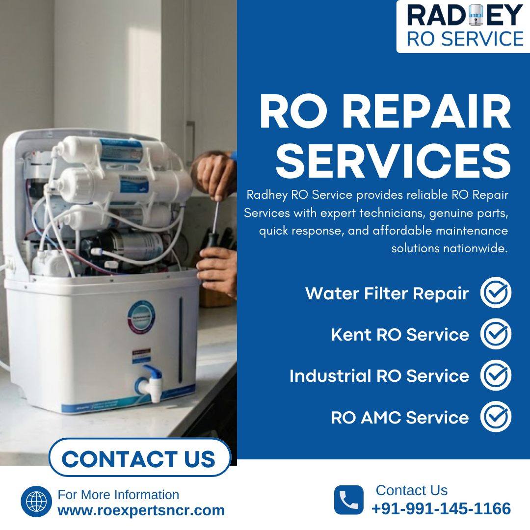 RO Water Purifier Repair Services Noida: Keep Your Water Safe and Flowing
